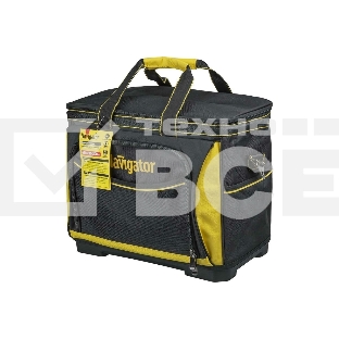 Сумка Navigator NTA-Bag07, 420х230х290мм, пластмассовое дно, черный/желтый