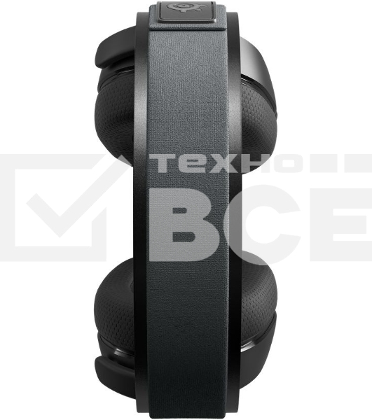 Наушники с микрофоном Steelseries Arctis 7+ черный мониторные Radio оголовье (61470)