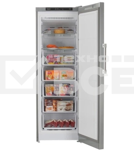 Морозильная камера Hotpoint HFZ 5171 S, серебристый, 250л, 5 ящиков