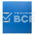 Папка-регистратор Silwerhof 1890085 A4 50мм, двусторонний ПВХ, синий, металлическая окантовка, сборная, сменный карман на корешке, фото2