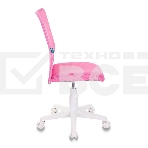 Кресло детское Бюрократ KD-9/WH/TW-13A розовый TW-03A TW-13А, сетка/ткань, пластик белый, фото13