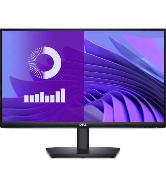 Монитор 23.8' Dell E2425HS VA 1920x1080, 75 Гц, 5 мс, 16:9, 250 кд/м², HDMI 1.4, DP 1.2, VGA, динамики, черный
