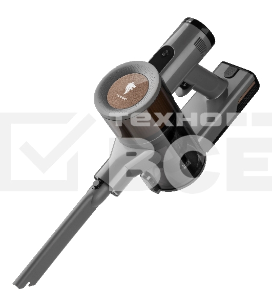 Пылесос вертикальный Leonord LE-1416 DC серый, питание от аккумулятора, 230 Вт, уборка суxая/влажная, пылесборник 0.5 л