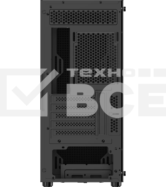 Компьютерный корпус Ocypus Gaммa C50 без БП черный (Gaммa-C50-BKG000XX-GL)