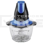 Измельчитель электрический Galaxy Line GL 2357, синий, стеклянная чаша 0,75 л, 400 Вт, импульсный режим, фото 1
