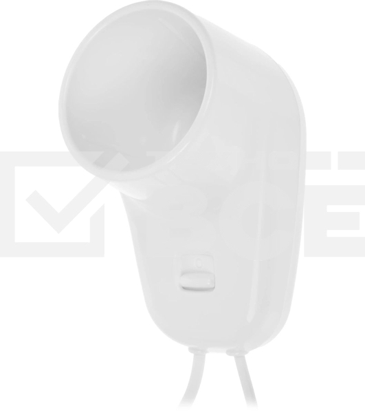 Фен настенный G-TEQ 8724 1200Вт 15м/сек пластик белый