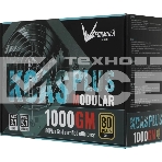 Блок питания Aerocool/Formula 1000W Retail KCAS PLUS 1000GM, 80 PLUS Gold, ATX v2.4, модульный, fan 14cm, 6x PCI-E [6+2-Pin], 10x SATA, 6x MOLEX, фото2