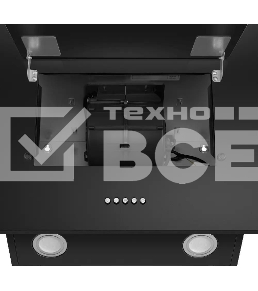 Вытяжка наклонная Maunfeld Tower 60 черный, 60 см, 700 куб. м/ч, 66 дБ