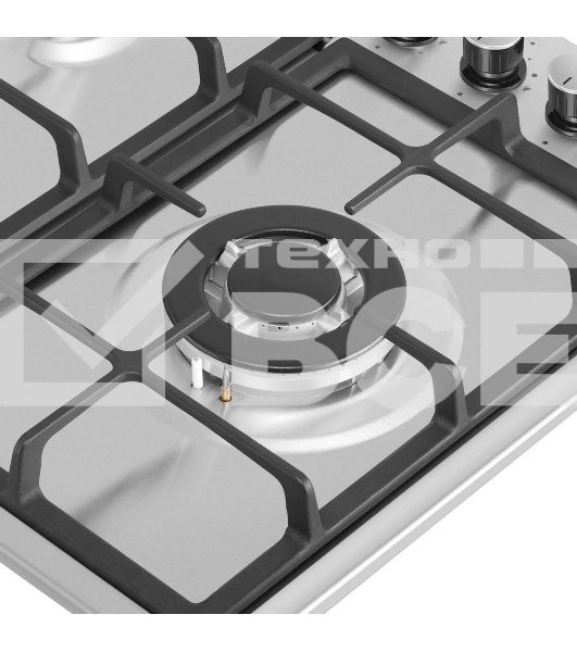 Газовая панель Maunfeld EGHS.95.33CS/G, 5 конфорок, нержавеющая сталь, серебристый