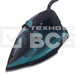 Утюг Hyundai H-SI01124 2600Вт черный/зеленый