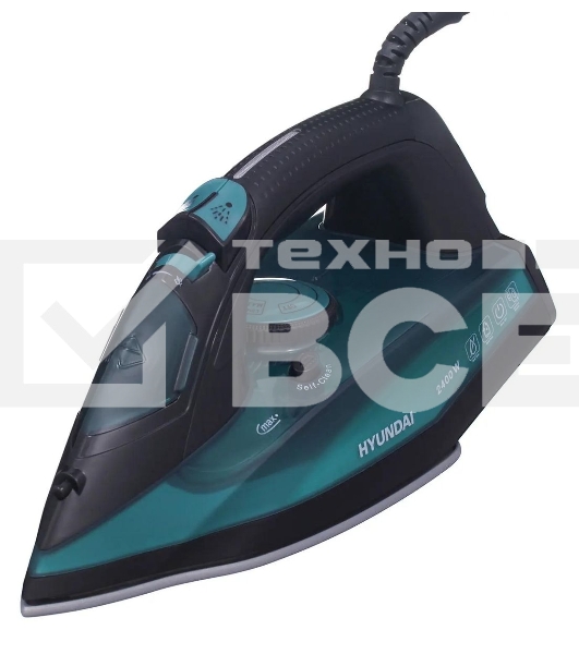 Утюг Hyundai H-SI01124 2600Вт черный/зеленый