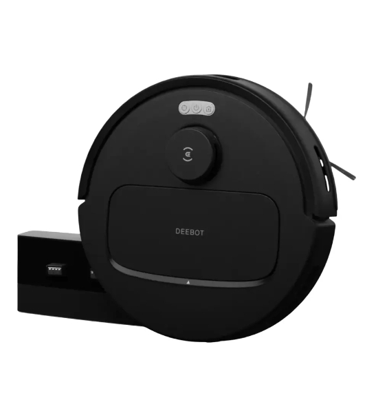 Робот-пылесос Ecovacs Deebot N20e черный, 5200 мА*ч Li-Ion, уборка сухая/влажная, пылесборник контейнер 0.35 л