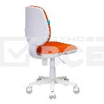 Кресло детское Бюрократ CH-W213/TW-96-1 оранжевый TW-96-1 (пластик белый), фото3
