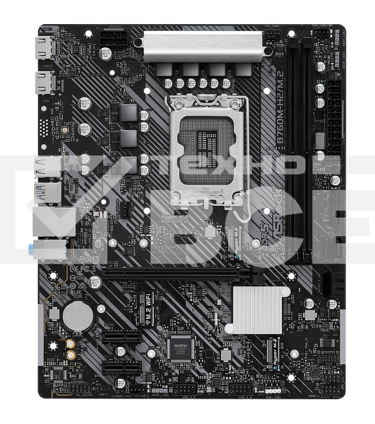 Материнская плата ASRock B760M-H2/M.2, LGA 1700, Intel B760, 2xDDR5, 4xSATA, 2xM.2, 1xPCIe 4.0 x16, 2xPCIe x1, 1xDP, 1xHDMI, 1xVGA, 1x 2.5Gb LAN, 2xUSB-A 3.2 Gen 1, 3xUSB 2.0, 3x3.5 мм, 7.1, mATX