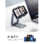 Подставка раздвижная настольная складная для телефона, планшета UGREEN LP263-50324 Gray (50324), фото5