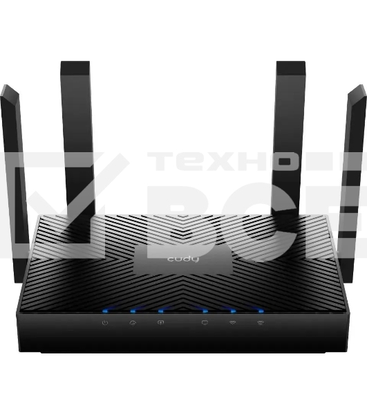 Роутер Cudy WR3000 AX3000 10/100BASE-TX/Wi-Fi черный