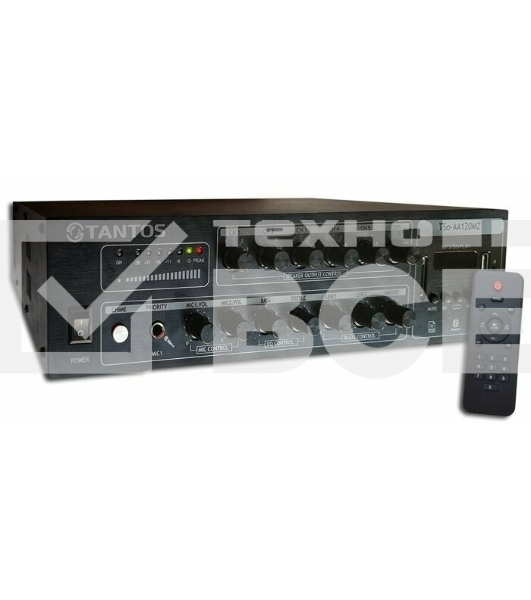 Усилитель Tantos TSo-AA120MZ 120Вт черный (00-00025063)