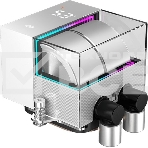 Система водяного охлаждения PcCooler DS360 WH Soc-AM5/AM4/1200/1700/1851 белый 4-pin Al LCD 300W Ret (DS360-WHNWXX-GL), фото7