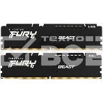 Оперативная память Kingston Fury Beast, DDR5, 32GB (2x16GB), 5600MHz, CL40, DIMM, с радиаторами, черный, фото14