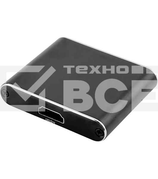 Переключатель аудио-видео Digma HDMI (f)/HDMI (f)/HDMI (f) черный (D-HSW-V2.0X2)