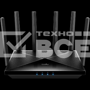 Маршрутизатор Cudy APP BE6500 2.5G Dual Band Wi-Fi 7 Mesh Router, Chipset Broadcom, 802.11be/ax/ac/a/b/g/n, 5764Mbps at 5GHz + 688Mbps at 2.4GHz, 1 x 2.5Gbps WAN Port, 4 x 10/100/1000Mbps Ports, 6 x 5dBi fixed antennas, WiFi router/AP/ Repeater/WISP Mode,