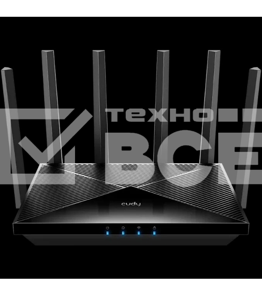 Маршрутизатор Cudy APP BE6500 2.5G Dual Band Wi-Fi 7 Mesh Router, Chipset Broadcom, 802.11be/ax/ac/a/b/g/n, 5764Mbps at 5GHz + 688Mbps at 2.4GHz, 1 x 2.5Gbps WAN Port, 4 x 10/100/1000Mbps Ports, 6 x 5dBi fixed antennas, WiFi router/AP/ Repeater/WISP Mode,