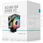 Кулер для процессора DEEPCOOL AG500 BK ARGB V2 черный 120мм алюминий+медь 1900rpm 29.4db 40pin 240W 160мм, фото2