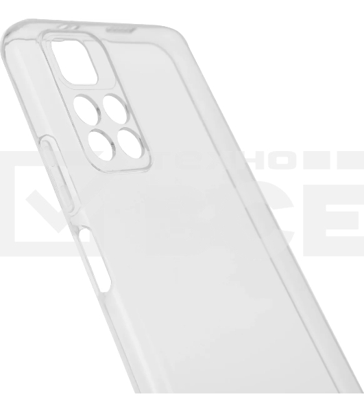Чехол (клип-кейс) BoraSCO для Xiaomi Poco M4 Pro прозрачный