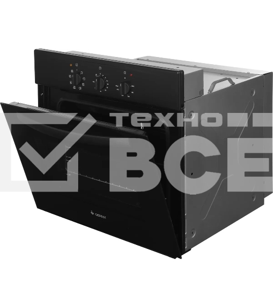 Духовой шкаф электрический Gefest 602-01 А (чёрный), встраиваемый