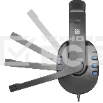 Гарнитура проводная Defender GAMING WARHEAD G-160 BLACK/BLUE, фото8