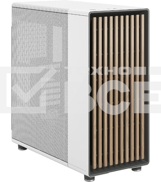 Компьютерный корпус Fractal Design North Chalk белый без БП mATX 3x120мм 2xUSB 3.0 1xUSB3.1 audio bott PSU