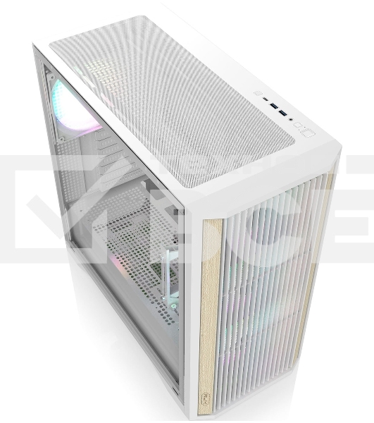 Компьютерный корпус без блока питания/Case Raijintek AGOS MAX-MS4, Midi-Tower, TG, 4x140мм ARGb, 2xUSB 3.0 + 1xUSB Type-C, E-ATX, ATX, mATX, mITX белый