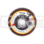 Круг лепестковый торцевой Kranz  циркониевый, P40, 125х22,2мм INOX, фото 1