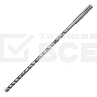 Бур по бетону Denzel цельная крестовая пластина, 8x265 мм, SDS PLUS