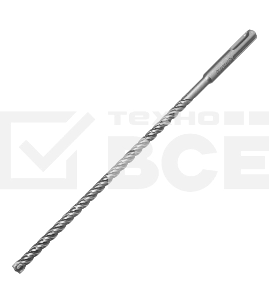 Бур по бетону Denzel цельная крестовая пластина, 8x265 мм, SDS PLUS