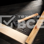 Молоток слесарный Denzel 600 г, кованый квадратный боек, буковая рукоятка, фото5