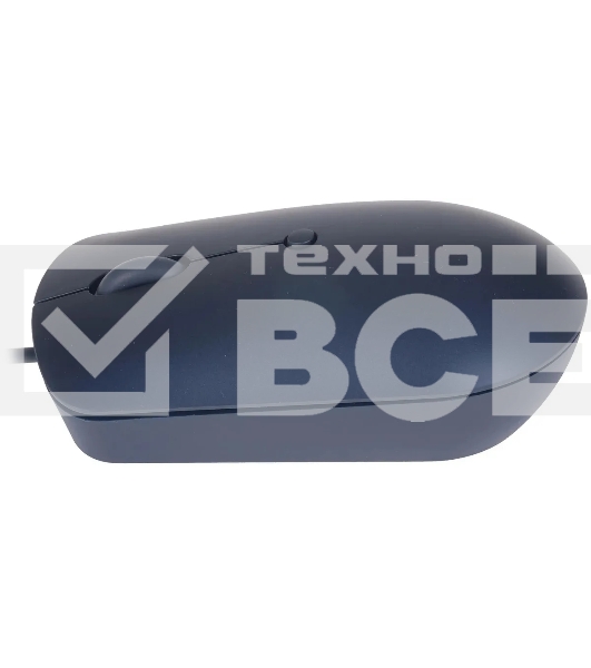 Мышь проводная Lenovo 540 синий, 2400 dpi, USB-C, кнопки - 4