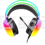 Гарнитура проводная игровая Defender Ignis черный, RGb, провод 2 м, фото3