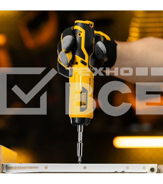 Отвертка аккумуляторная Denzel CSH-3.6, 54 биты, Li-Ion, 3,6 В