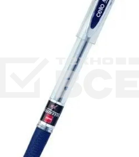 Ручка шариковая Cello MAXRITER XS, d=0.7мм, сменный стержень, линия 0.5мм, резиновая манжета, чернила пониженной вязкости, синий