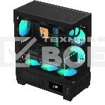 Компьютерный корпус AeroCool/Formula V Line Crystal E1 Black, ATX, TYPE-C*1, USB3.0*2, Switch Display Panel, фото7