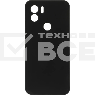 Чехол (клип-кейс) BoraSCO для Xiaomi Redmi A1+ Silicone Case черный (70938)