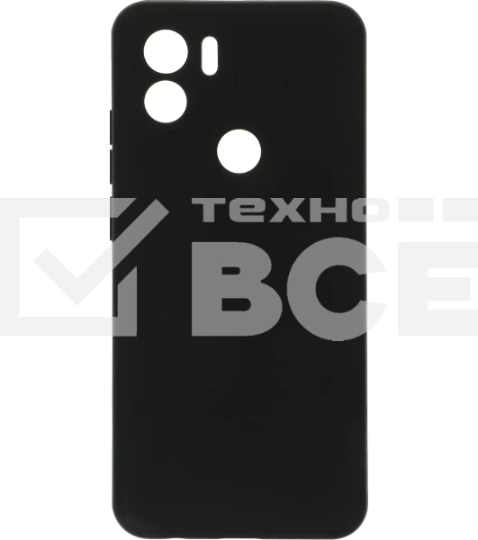 Чехол (клип-кейс) BoraSCO для Xiaomi Redmi A1+ Silicone Case черный (70938)