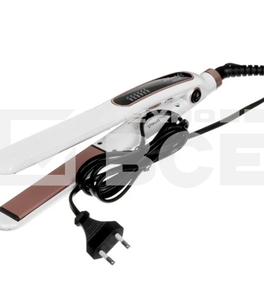 Выпрямитель для волос Atlanta ATH-6741 белый, 25 мм, 230 °C, 6 режимов