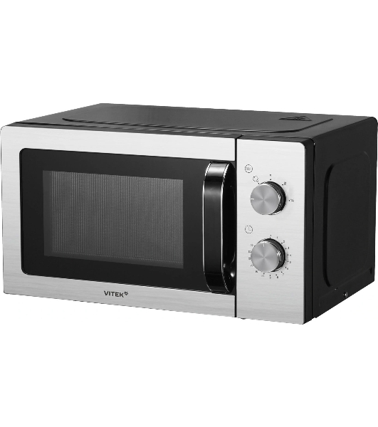 Микроволновая печь Vitek VT-MW1420 черный, 20 л, 700 Вт, переключатели — поворотный механизм