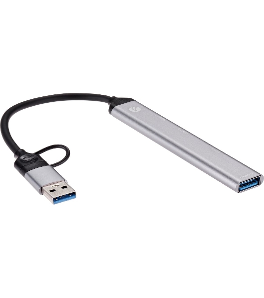 USB-концентратор VCOM DH297, USB 3.0/USB Type-C, USB/SD/TF, USB