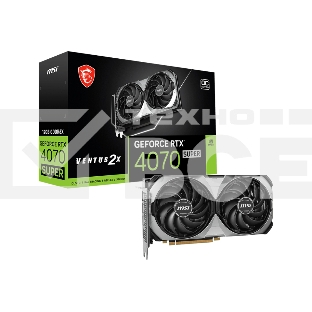 Видеокарта MSI RTX4070 SUPER 12G VENTUS 2X OC NV RTX4070 Super 12Gb PCI-E4.0 192bit GDDR6X 2610/21
