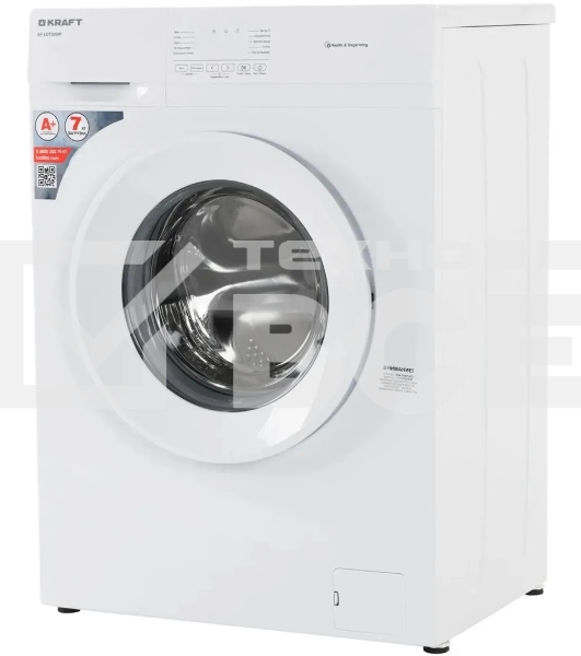 Стиральная машина Kraft KF-ED7206W белый, загрузка фронтальная 7 кг, 1000 об/мин., класс: А+