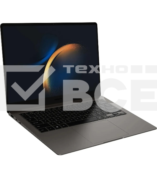 Ноутбук Samsung Galaxy Book 3 PRO NP940 i7-1360P 16Gb SSD 512Gb Intel Iris Xe Graphics 14 WQXGA AMOLED Cam 63Вт*ч Win11(ENG) KBD ENG Графит NP940XFG-KC4IN