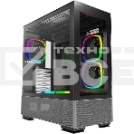 Компьютерный корпус Montech SKY TWO черный без БП ATX 3x140мм 2xUSB3.0 1xUSB3.1 audio bott PSU, фото 1